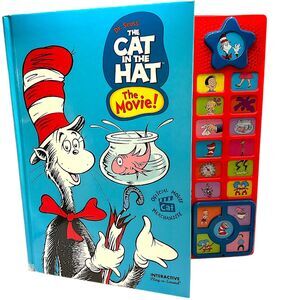 Vintage Dr. Suess 2003 “The Cat In The Hat The Movie!” Play-A-Sound Game Book